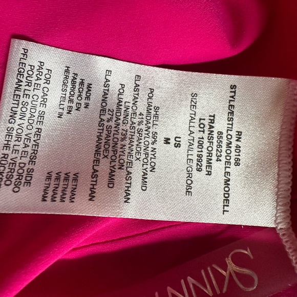 BNWT Skinny Dippers Crushin Kiara Pink Floral Two Piece Bathing Suit. Medium - Picture 9 of 9